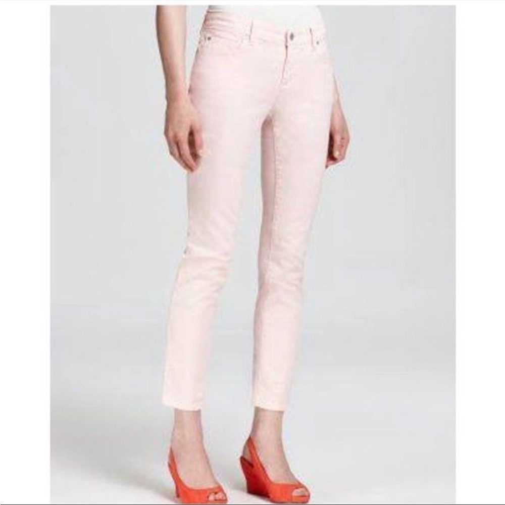 Eileen Fisher Pink Skinny Ankle Jeans Women's 4